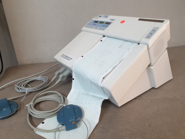 Hewlett Packard HP Series 50IP-2 // 50 IP 2 CTG Fetal Monitor + US - 1356A + Toco Probe  1355A