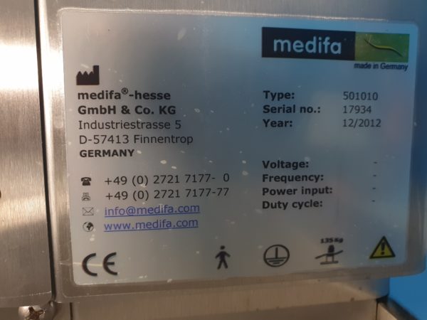 Medifa Mat 5000 OP-Tisch Fahrbar