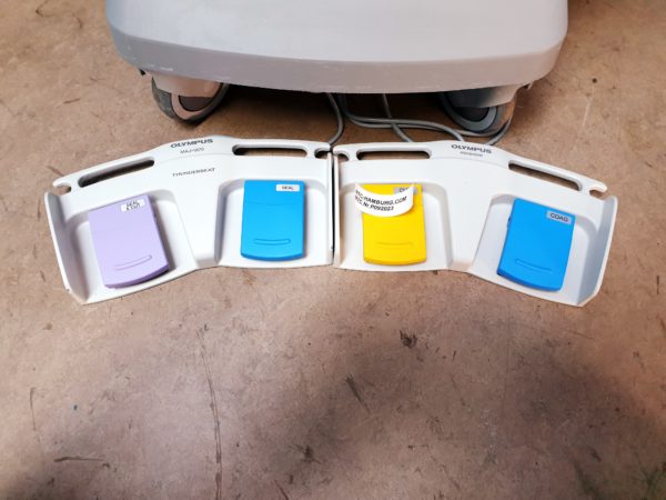 Olympus USG-400 // USG400 Ultraschall Generator ESG-400  // ESG400 HF-Generator TC-E400 Cart