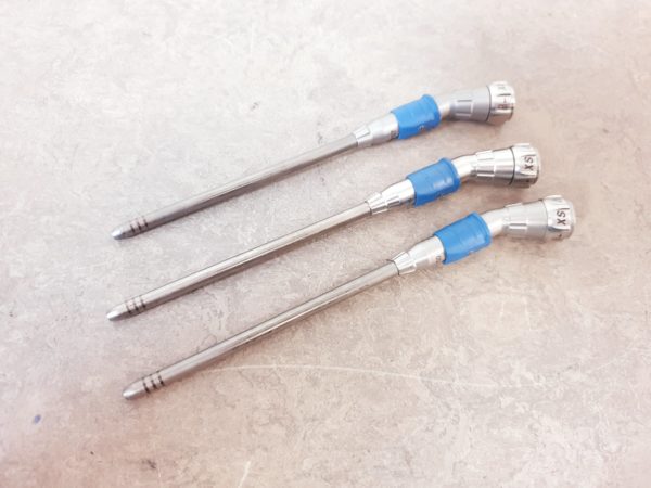 AESCULAP GB758R HILAN XS POWER SYSTEM angled long handpiece