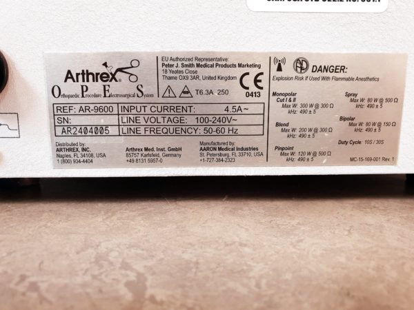 Arthrex OPES AR-9600 HF Gerät--