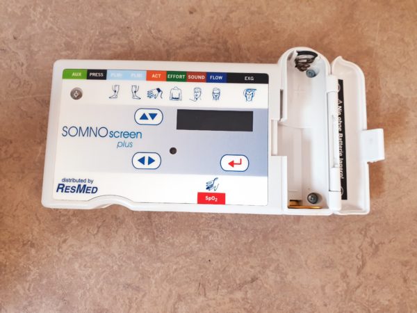 Somno Medics SOMNOscreen Plus PSG Polysomnographic System + Zubehör + Tragetasche