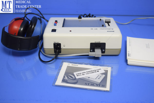 Bosch Audiometer ST-10  / ST 10  Inkl. kopfhörer und Blockkarten