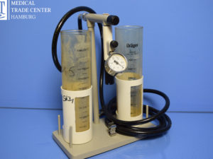 Dräger Air / O2 Absaugung mi Behälter