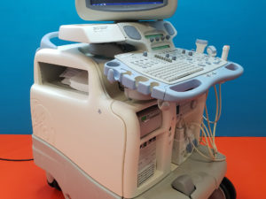 GE Vivid 7 Dimension Ultraschallgerät  mit 3 Sonden, Printer und Videorekorder