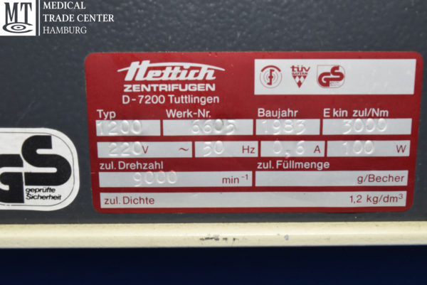 Hettich Zentrifuge Universal