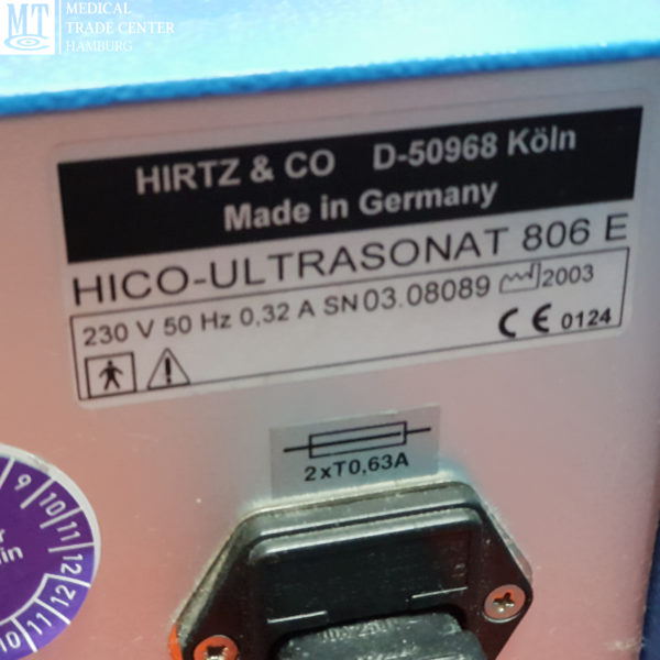 Ultraschallvernebler, Inhaliergerät, Inhalationsgerät, Inhalator  HiRTZ Hico-Ultrasonat 806 E