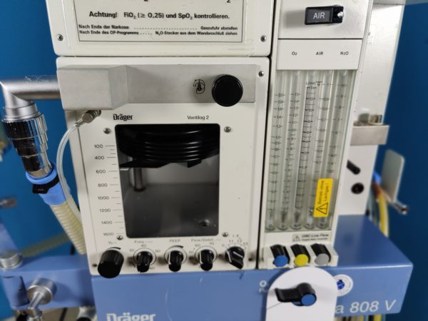 Draeger Sulla 808V // 808 V Iso, Ventilog 2 , PM8050  Blaue Version