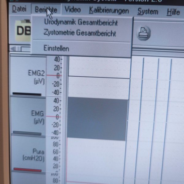 Sedia SE-6 Urodynamik Version 2.0 Zystometrie -   English - Französisch  - Deutsch  - Italiano