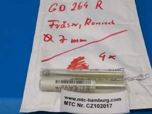 Aesculap  GD 264 R  Fräser , konisch Durchmesser 7,0mm