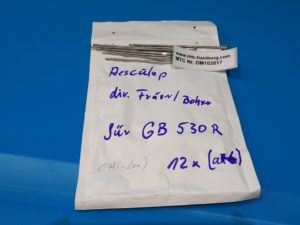 Aesculap Diverse Bohrer und Fräser für GB530R