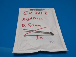Aesculap GD262R Kegekfräser Durchmesser 5,00 mm 3 X