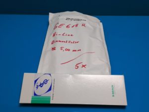 5 x Aesculap GE618R Hi Line Diamant Fräser Durchmesser 5 mm