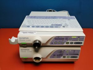 Olympus CLV-260 Prozessor, Lucera CV-260 Lichtquelle + Tastatur