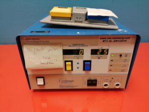Johnson Johnson CODMAN Malis bipolar HF Chirurgiegerät Electrosurgical CMC III Mikro Koagulator 80-1172