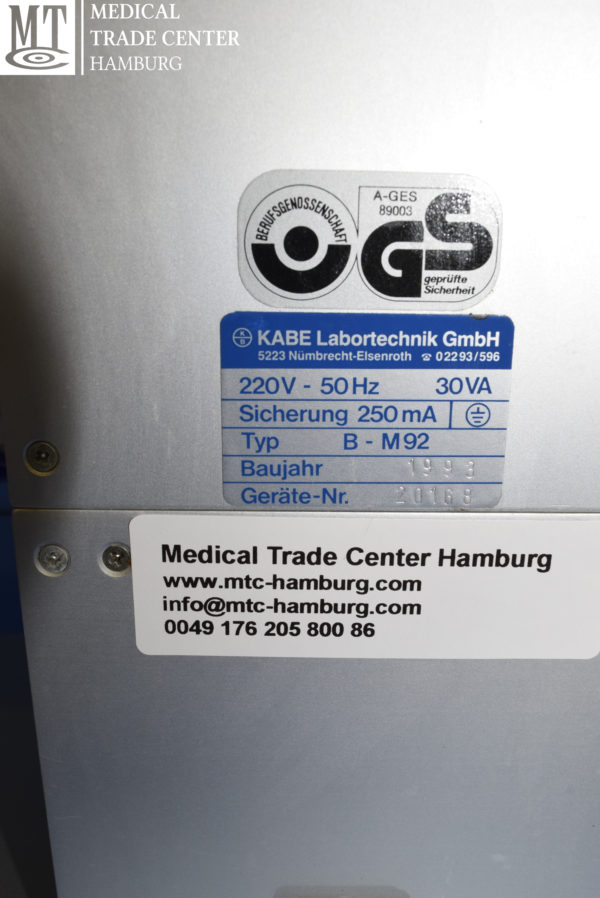 Kabe Labortechnik K -M92 Mischer für Blutproben / für Labortisch / Rotation / digital