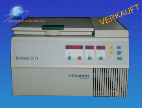 Heraeus Biofuge 22R Kühlzentrifuge, Zentrifuge Gekühlte High-Speed Tischzentrifuge