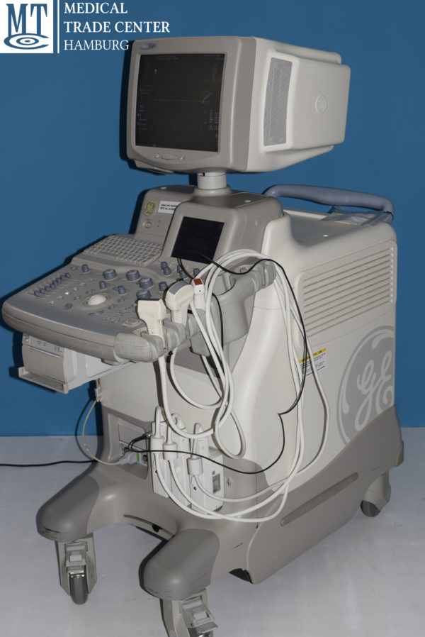GE Logiq 5 Expert  Farbdoppler Ultraschallgerät mit 4 Sonden Ultraschall Kardio und Printer