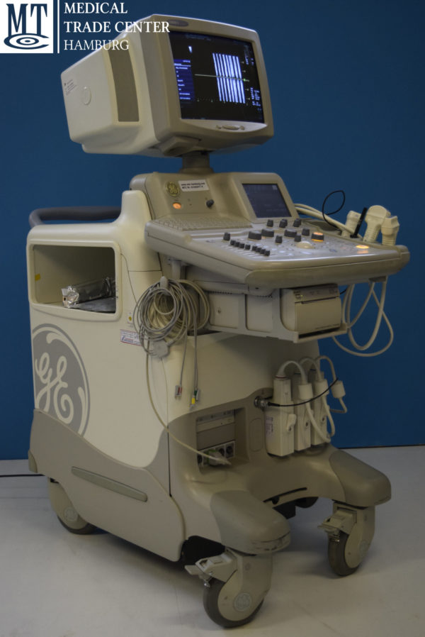 GE Logiq 5 Expert  Farbdoppler Ultraschallgerät mit 4 Sonden Ultraschall Kardio und Printer