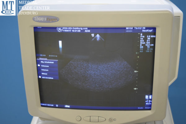 GE Logiq 5 Expert  Farbdoppler Ultraschallgerät mit 4 Sonden Ultraschall Kardio und Printer