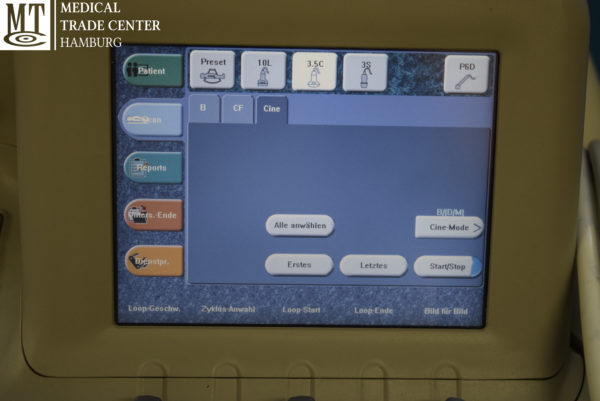 GE Logiq 5 Expert  Farbdoppler Ultraschallgerät mit 4 Sonden Ultraschall Kardio und Printer