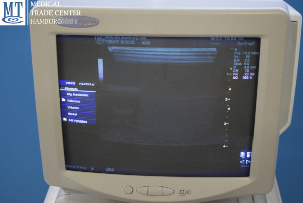 GE Logiq 5 Expert  Farbdoppler Ultraschallgerät mit 4 Sonden Ultraschall Kardio und Printer