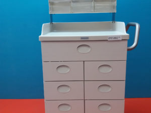 MAQUET 5411.12 UG Anästhesie- Verbandmittelwagen mit Rollen Medizin Einrichtung Krankenhaus Klinik Praxis