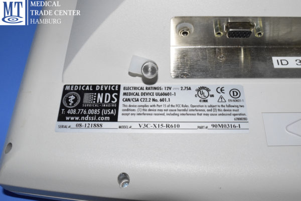 NDS LifeVue V3C-X15-R610 Surgical Imaging Touchscreen Monitor