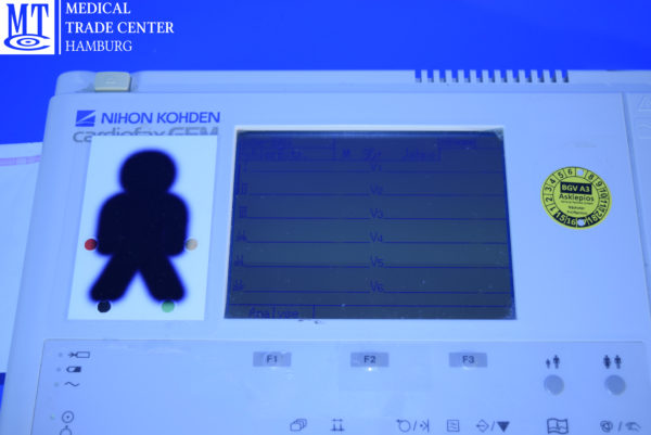 Nihon Kohden Cardiofax GEM ECG 9020K mit Ableitungskabel 6 Kanal