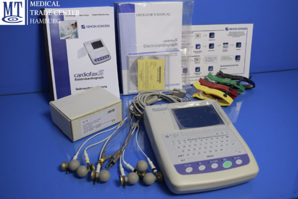 Nihon Kohden Cardiofax S ECG-1250 EKG 6 Kanal