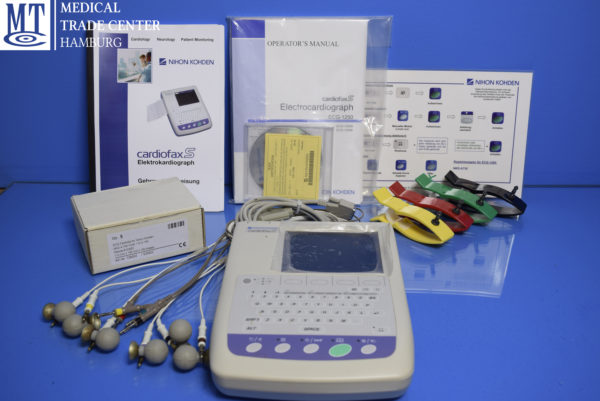 Nihon Kohden Cardiofax S ECG-1250 EKG 6 Kanal