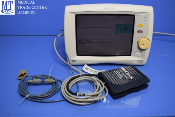 Philips C3 Patient Monitor Portable Vital Signs Monitor NIBP SPO2 EKG