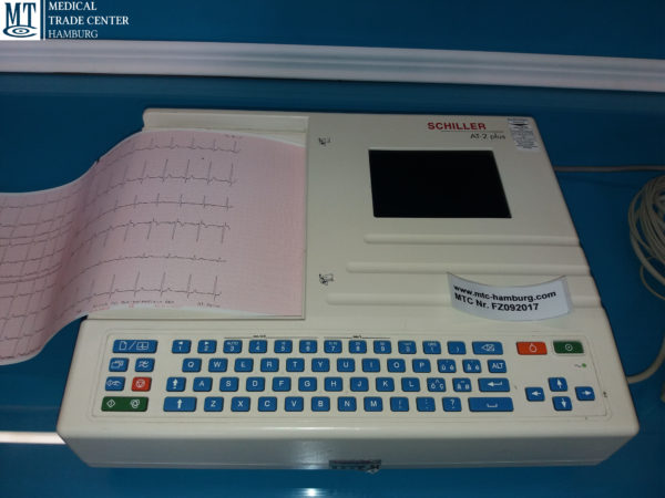 Schiller AT 2 Plus EKG ECG mit Patienteableitungskabel