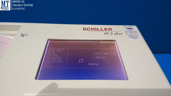 Schiller AT 2 Plus EKG ECG mit Patienteableitungskabel