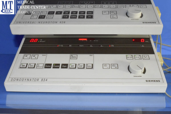 Siemens SONODYNATOR 834 + NEOSERV 826 Therapiegerät