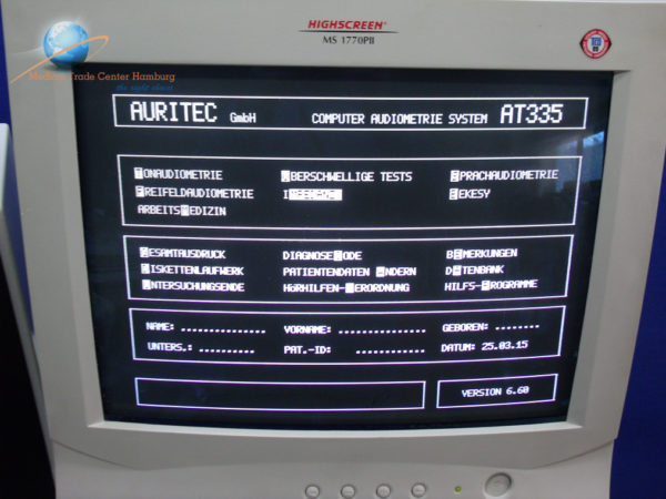 AURITEC AT-335 Computer Audiometrie System , Audiometer