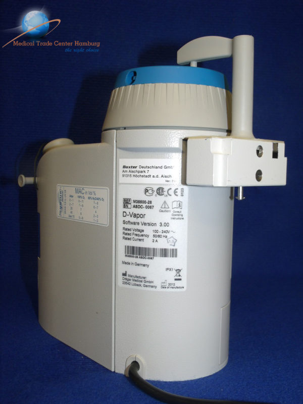 Baxter Dräger D-Vapor Desflurane Vaporizer M35500-28