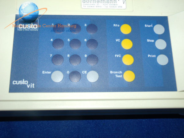 CUSTO VIT SPIROMETER / Lungenfunktionsgerät  Handstück- Sensor