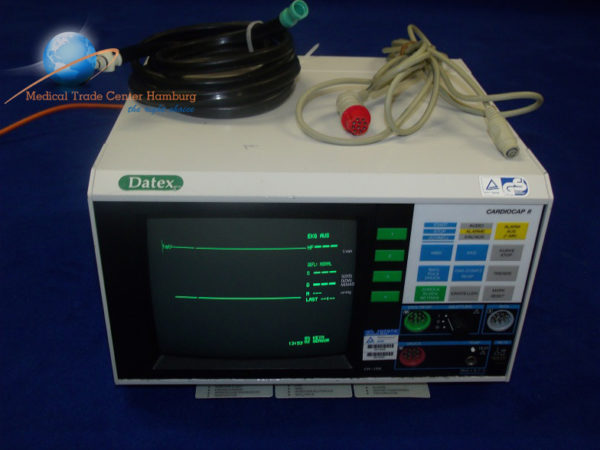 Datex-Ohmeda, Cardiocap II Überwachungsmonitor mit 03 Modulen