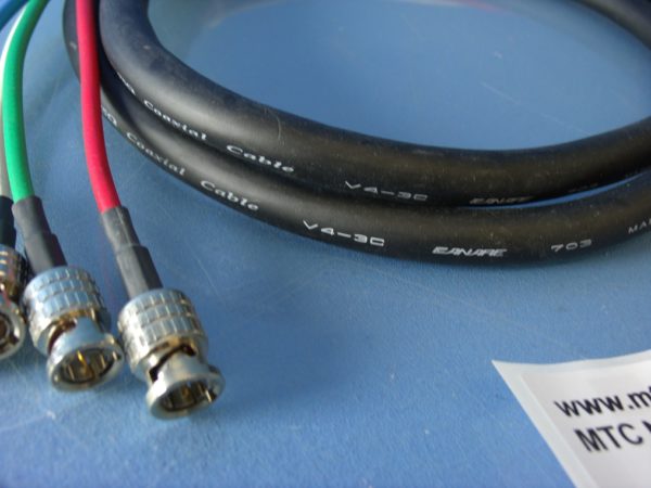 Coaxial Cable CANARE V4-3C 75 ohm precision 4 element component channel