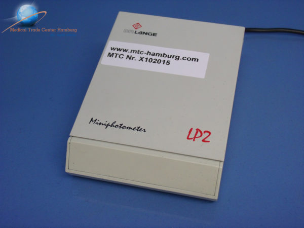 Dr. Lange LP2  Miniphotometer LP2 Zur Ermittlung von Erythrocyten- , Hämatokrit-und Hämoglobinmessungen Inkl Netzteil