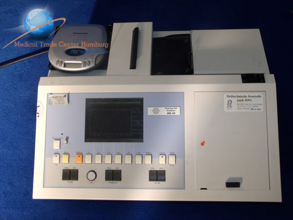 Audiometer Hearing Aid Analyzer Interacoustics MS40 Inkl. CD Player