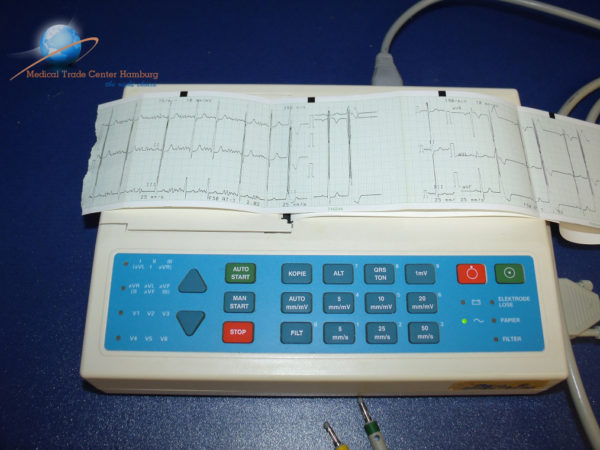 Schiller At-1 Cardiovit EKG Gerät 3 Kanal