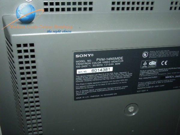 SONY PVM-14N5MDE Monitor für die Endoskopie