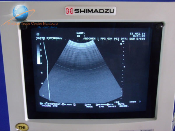 SHIMADZU VA57R-0375U Abdominal Ultrasound Transducer / 3.5MHZ CONVEX PROBE