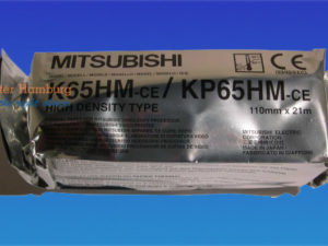 Video-Printerpapier Mitsubishi K65HM