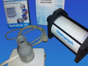 Spirometer Lungenfunktionsmesser VITALOGRAPH 6800 + Software und Kalibrierpumpe